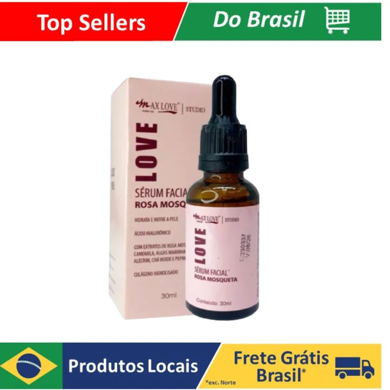 Sérum Facial de Rosa Mosqueta + Vitamina C - Max Love